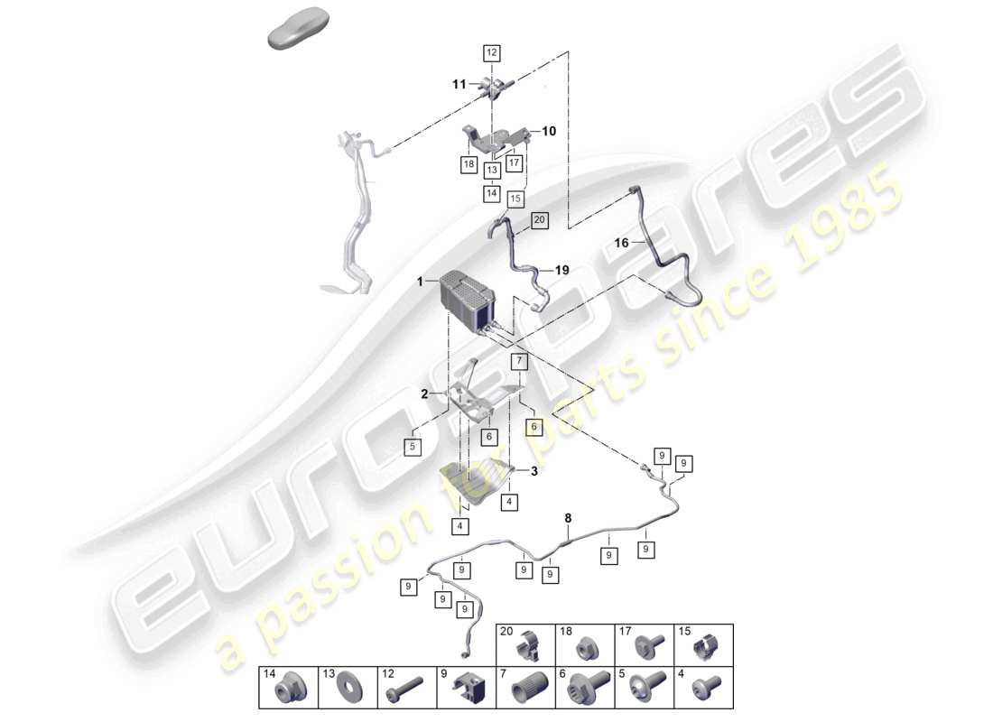 teilediagramm mit der teilenummer pab201801c