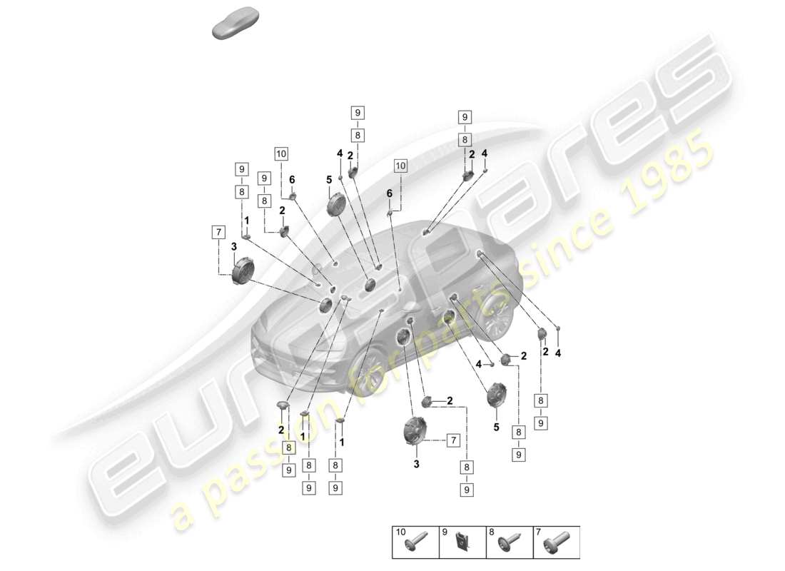 teilediagramm mit der teilenummer pae035415
