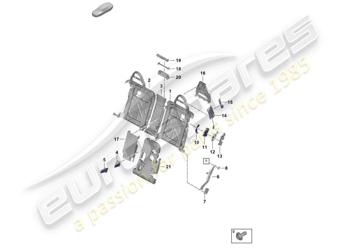 teilediagramm mit der teilenummer 971886744 bq0