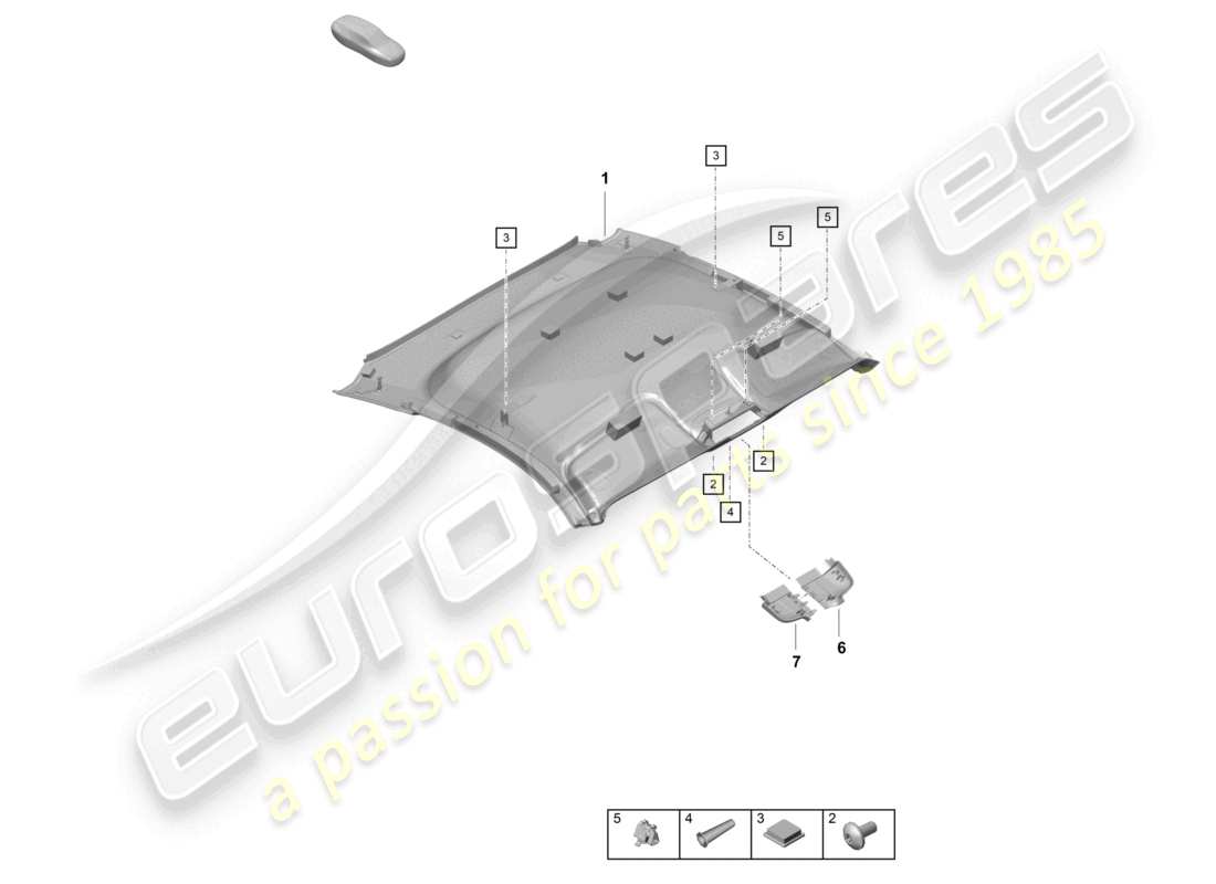 teilediagramm mit der teilenummer 982867501g 2w0