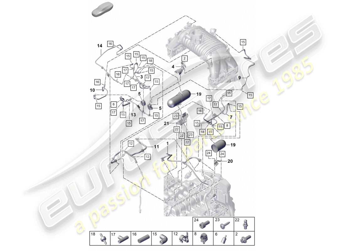 teilediagramm mit der teilenummer paf008255