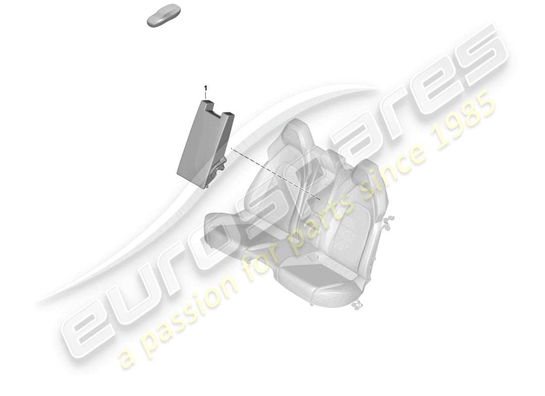 porsche 2024 (panamera 976) mittelarmlehne (komplett) ersatzteilzeichnung