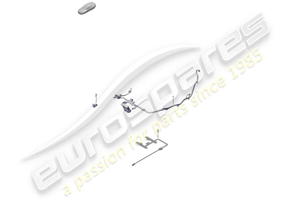 porsche 2022 (992-1 turbo / s) elektrik schalensitz teilediagramm
