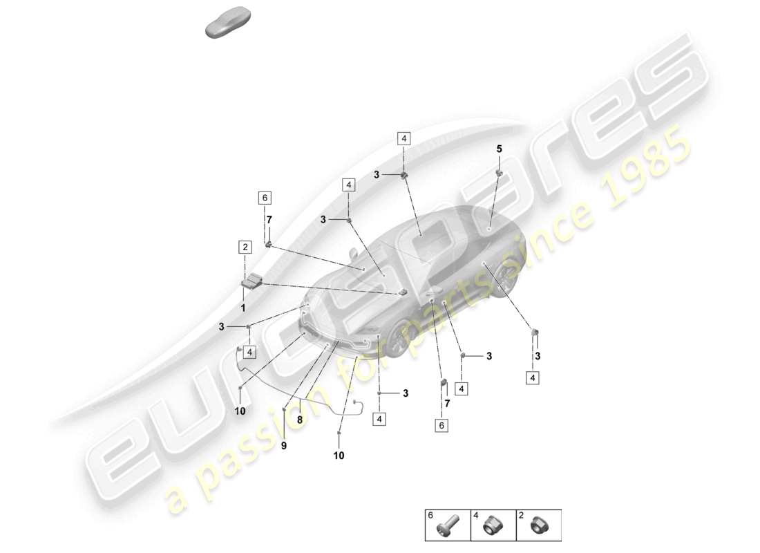 teilediagramm mit der teilenummer pab955557