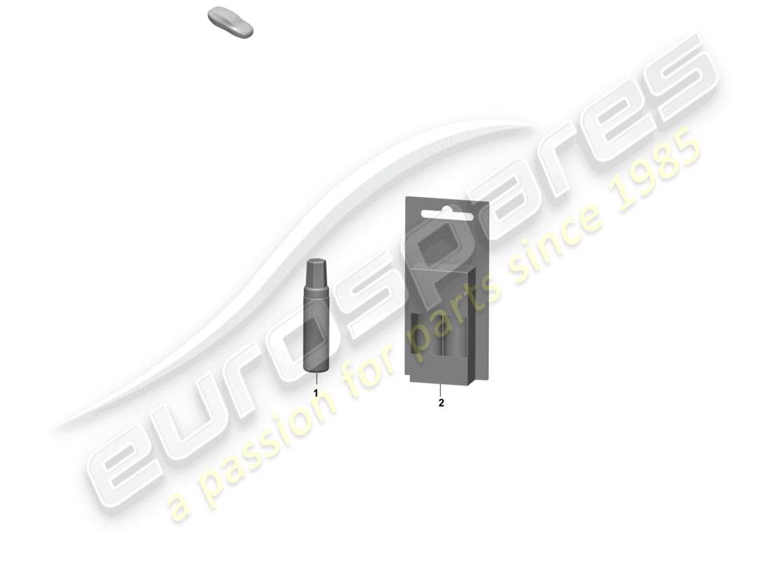 porsche 2025 (taycan 9j1-2) applikator für lackausbesserungen teilediagramm für lacke