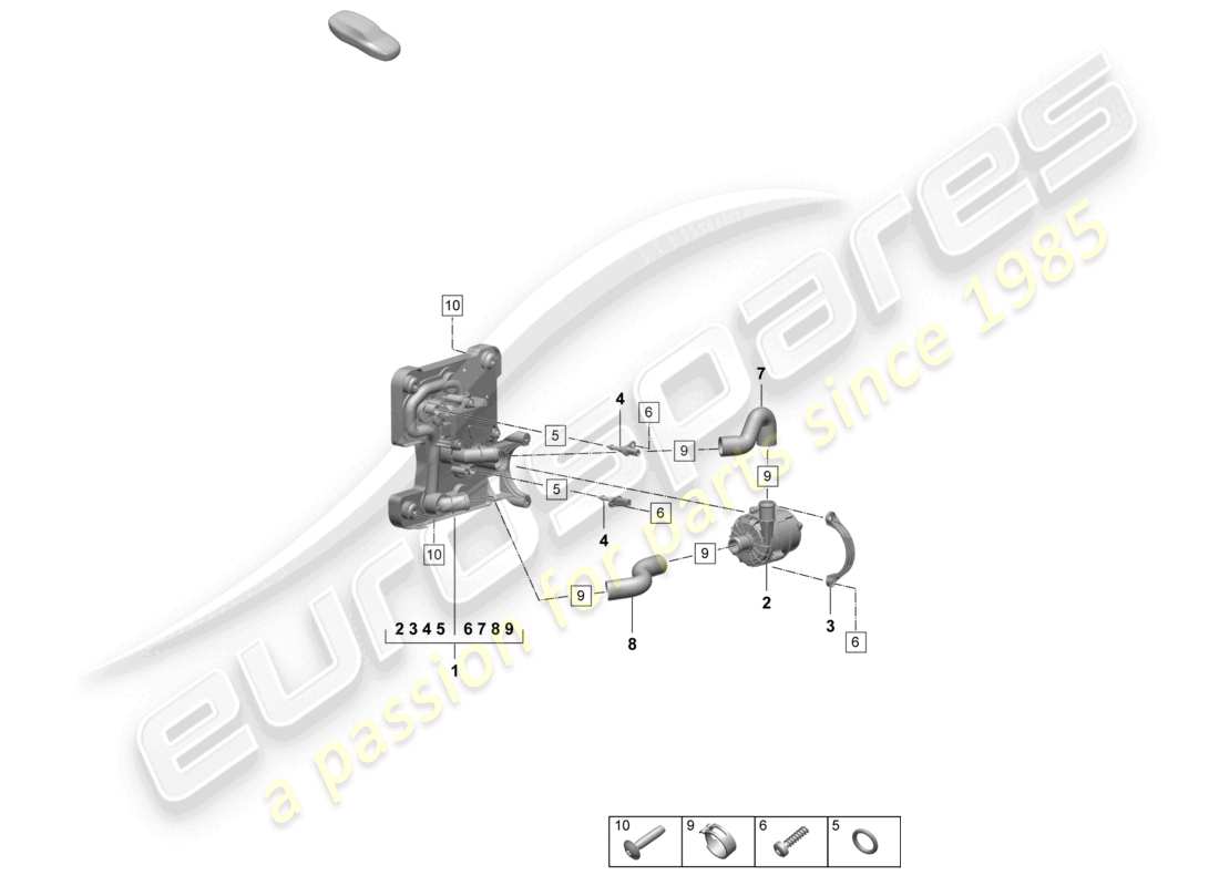 teilediagramm mit der teilenummer pad121097a