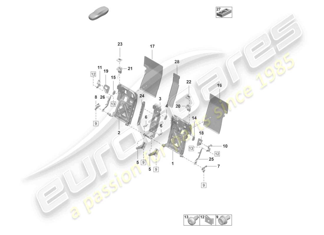 teilediagramm mit der teilenummer 9j1885611 dk4