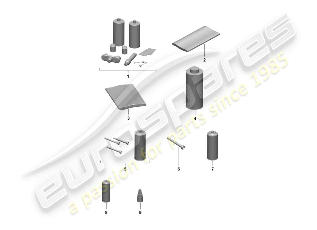ein teilediagramm aus dem teilekatalog porsche taycan