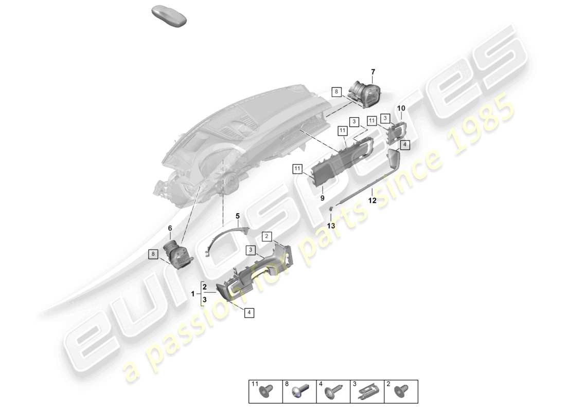 teilediagramm mit der teilenummer 3b0867190