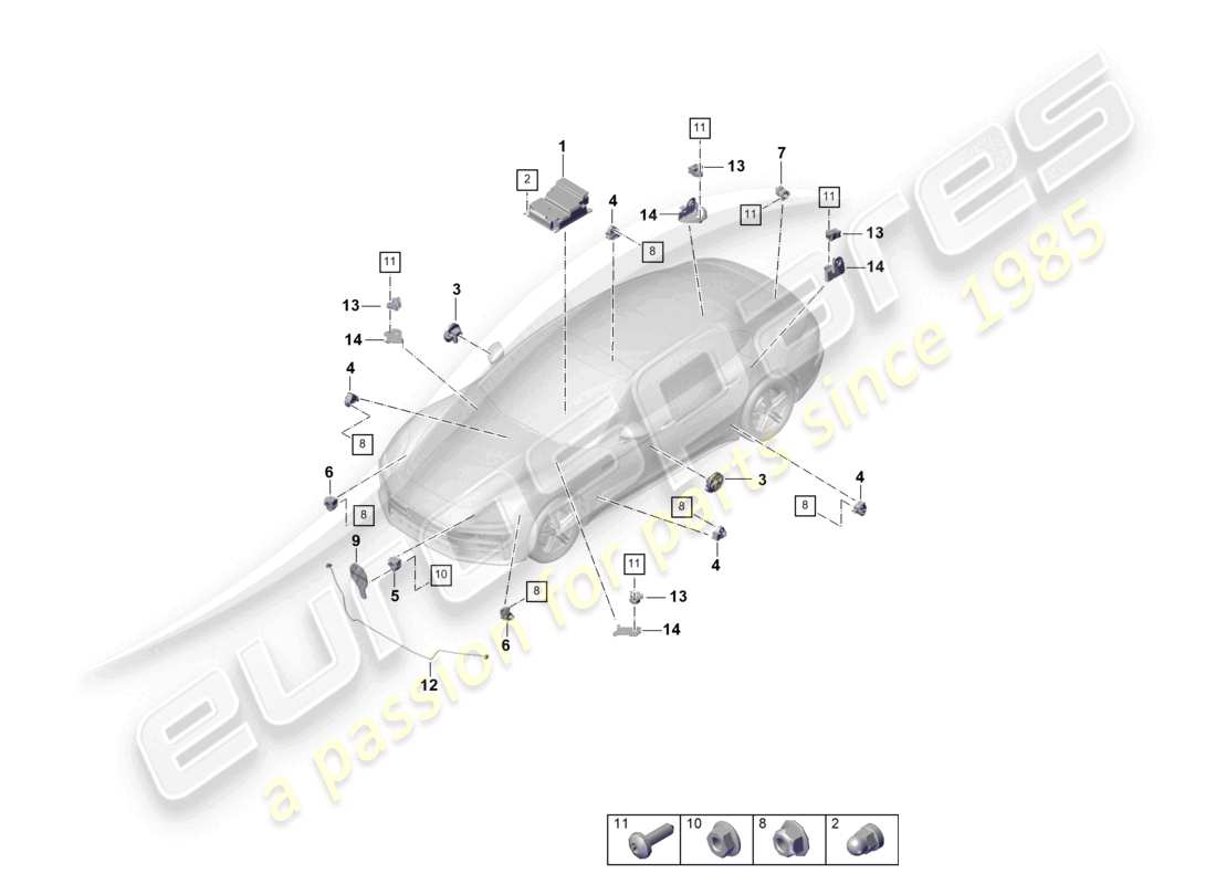 teilediagramm mit der teilenummer n91096801