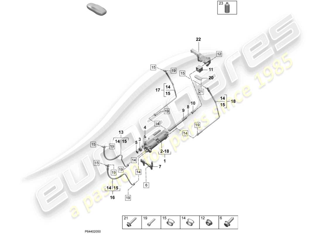 teilediagramm mit der teilenummer pad411881