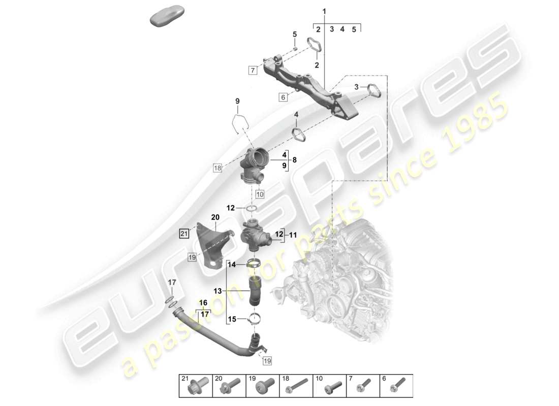teilediagramm mit der teilenummer 0pb121342