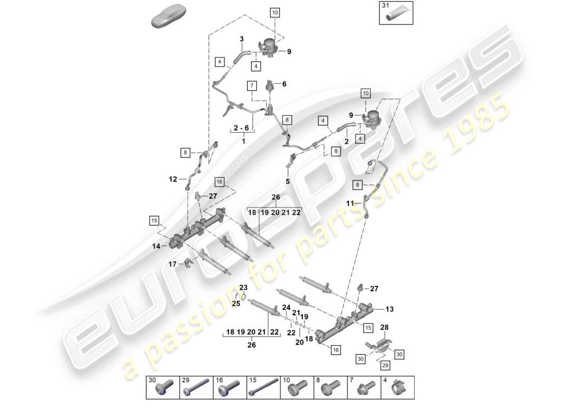 teilediagramm mit der teilenummer paf006121