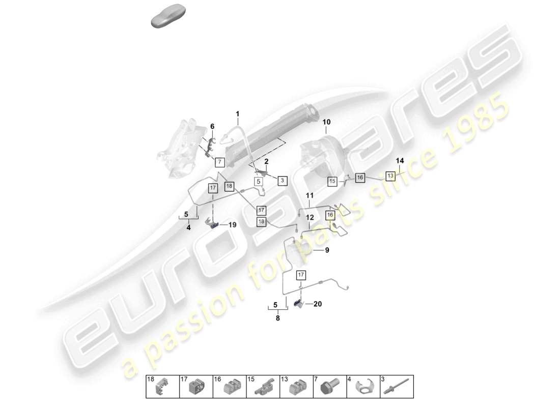 teilediagramm mit der teilenummer 9gt614721a