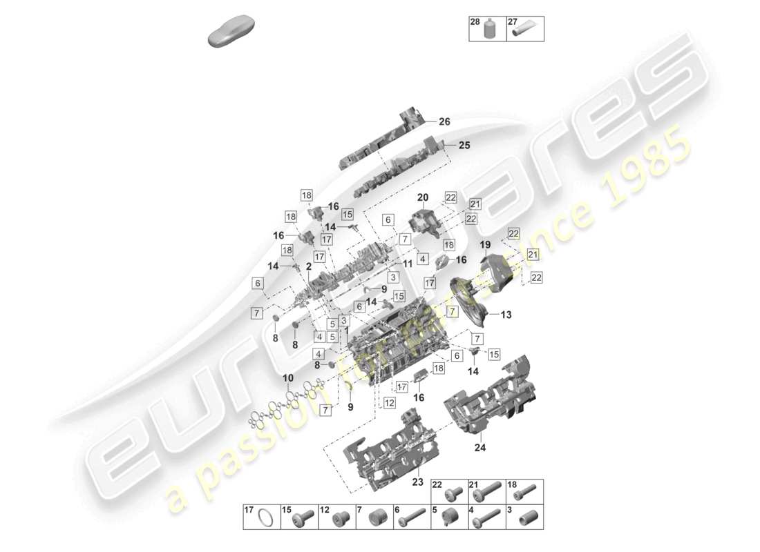 teilediagramm mit der teilenummer n10599501