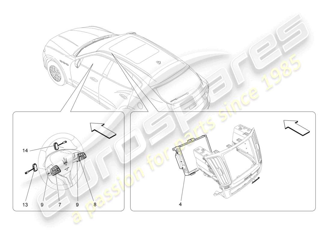 maserati levante (2017) it-system-teilediagramm