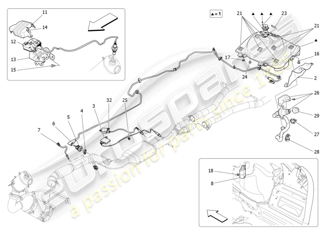 maserati levante (2020) adblue-system - teilediagramm