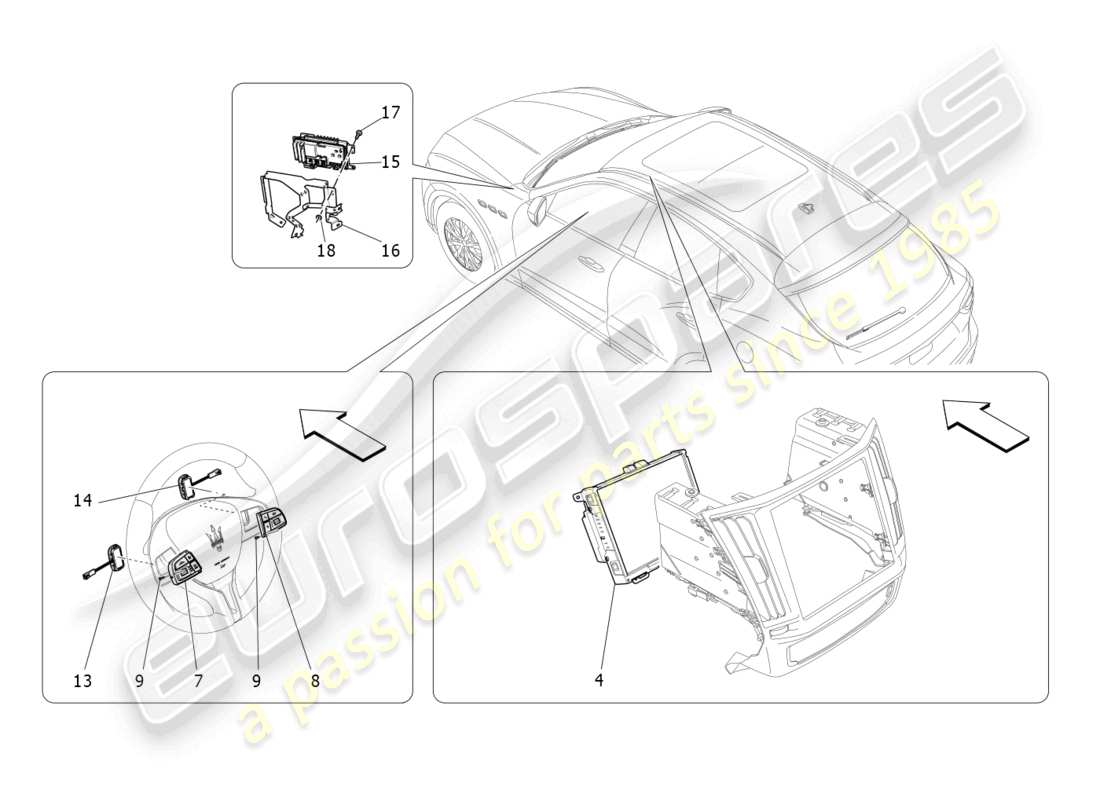 maserati levante tributo (2021) it-system-teilediagramm