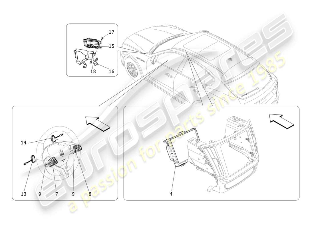 maserati levante modena s (2022) it-system-teilediagramm