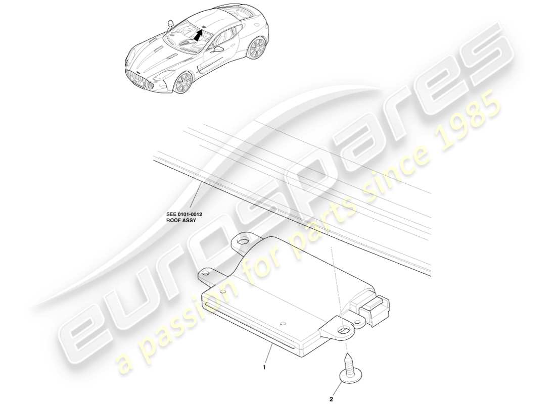 aston martin one-77 (2011) rke-teilediagramm