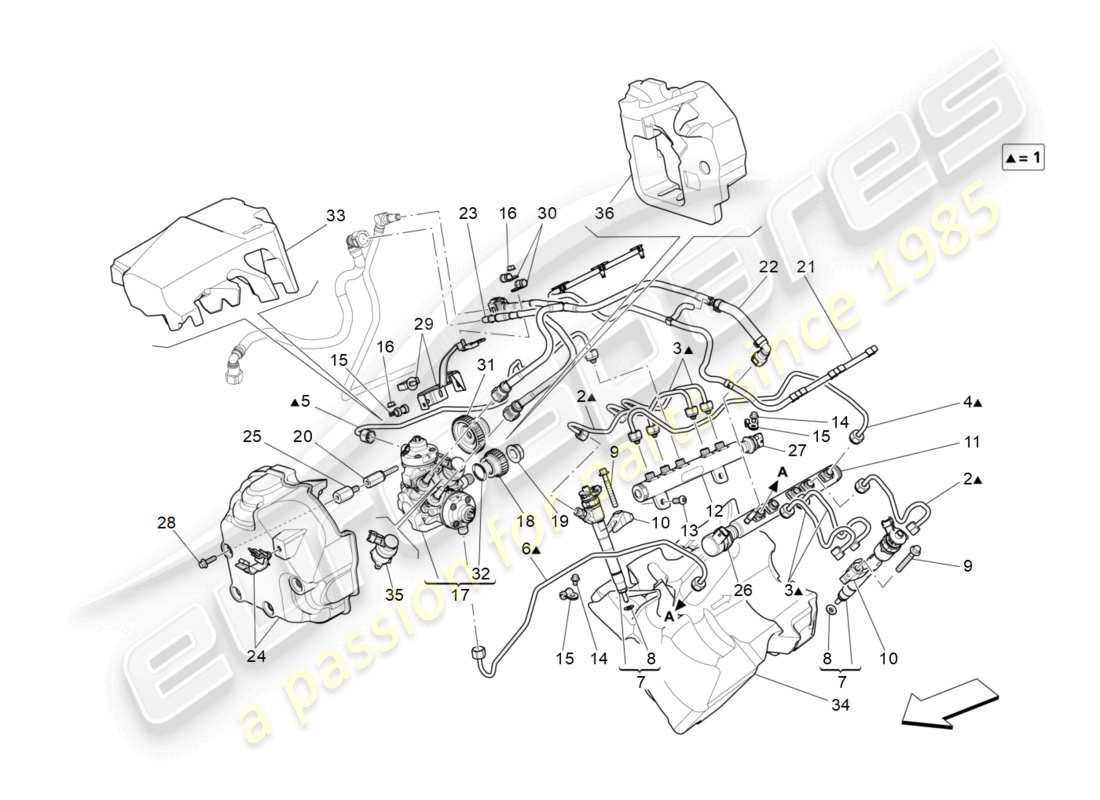 maserati ghibli (2017) kraftstoffpumpen und anschlussleitungen ersatzteildiagramm