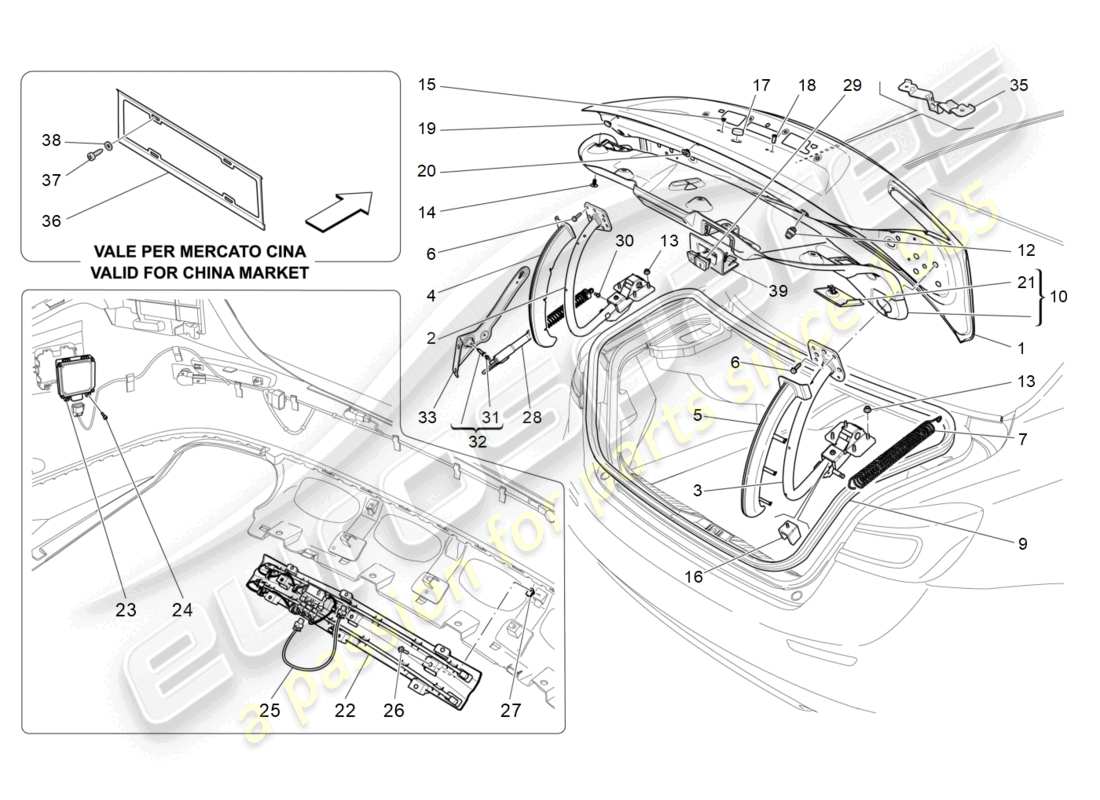 teilediagramm mit der teilenummer 670033065