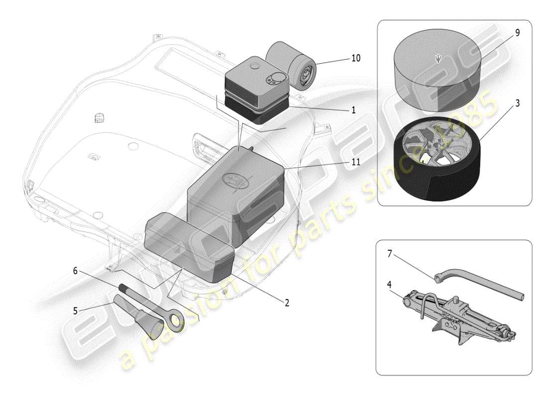 maserati mc20 (2024) standard lieferbar teilediagramm