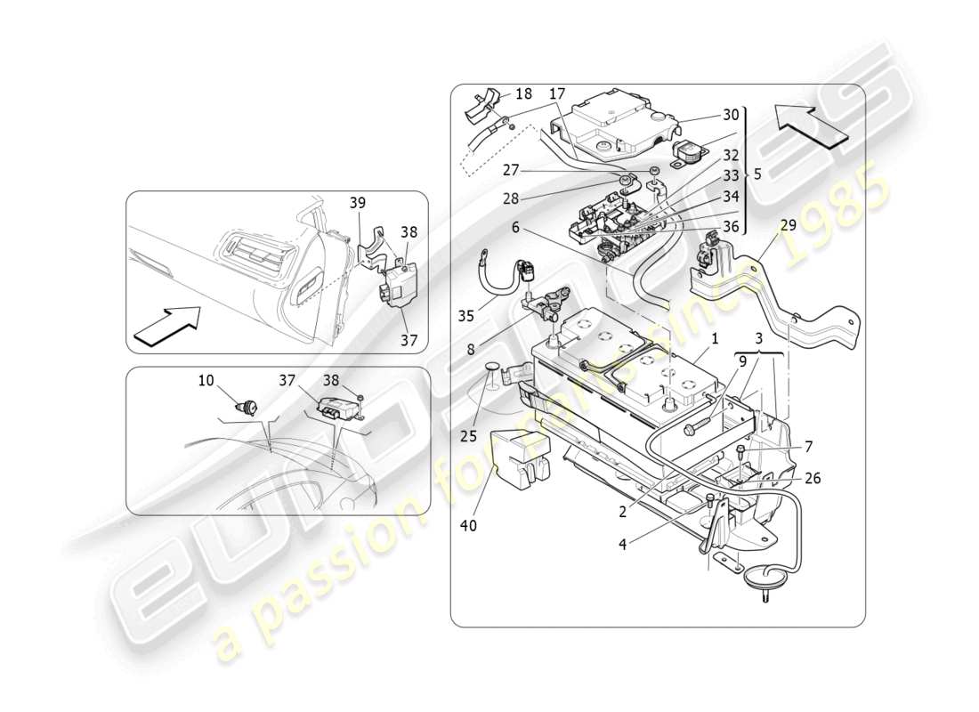 teilediagramm mit der teilenummer 670105054