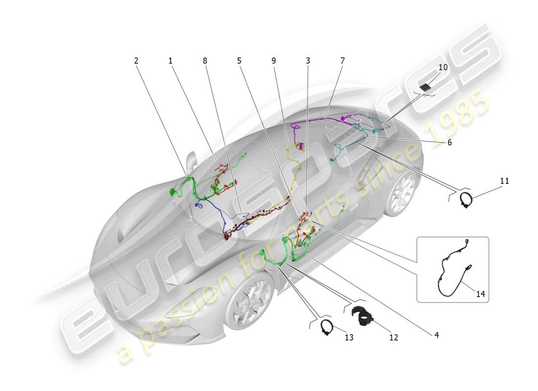 teilediagramm mit der teilenummer 670180981
