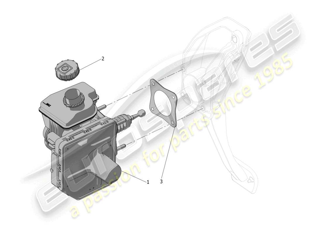 maserati mc20 cielo (2023) bremsservosystem teilediagramm
