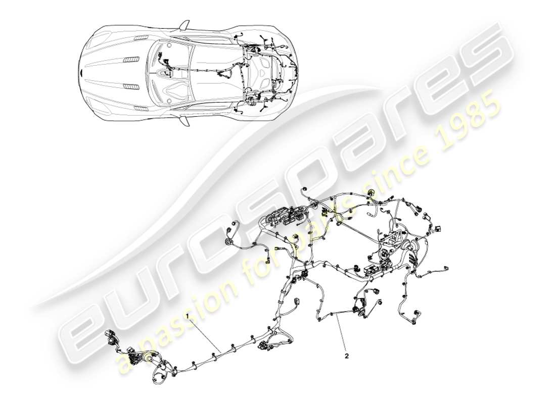 teilediagramm mit der teilenummer ay93-14a005-aa
