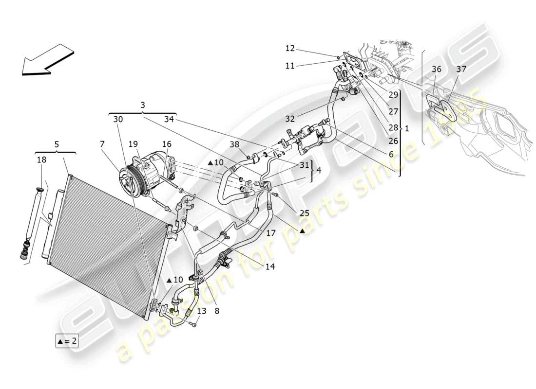 teilediagramm mit der teilenummer 670100150