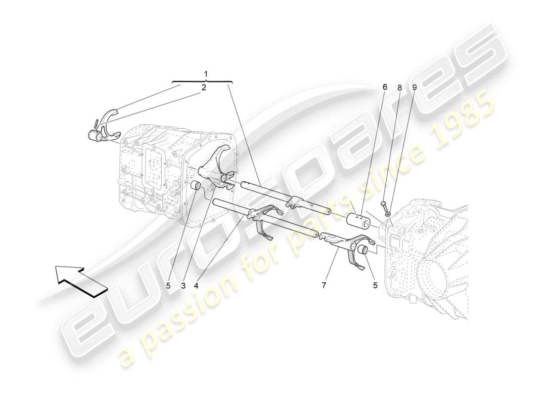 maserati granturismo mc stradale (2013) innere bedienelemente teilediagramm