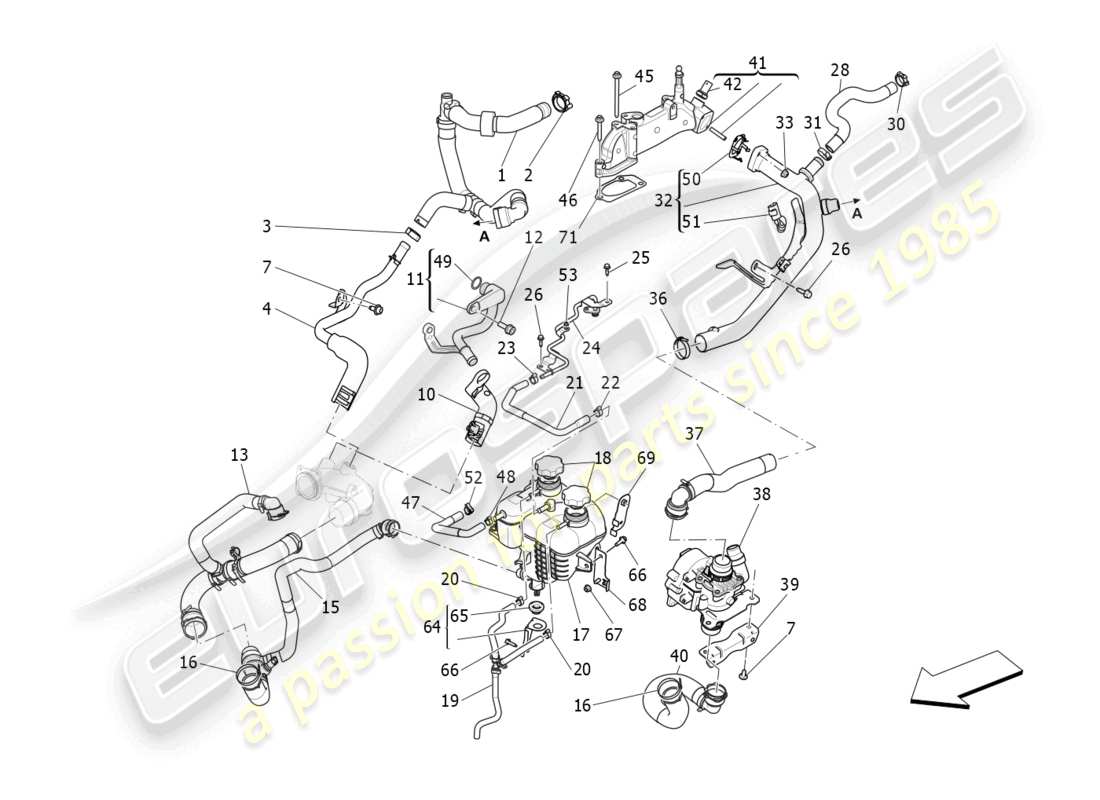 teilediagramm mit der teilenummer 670214080