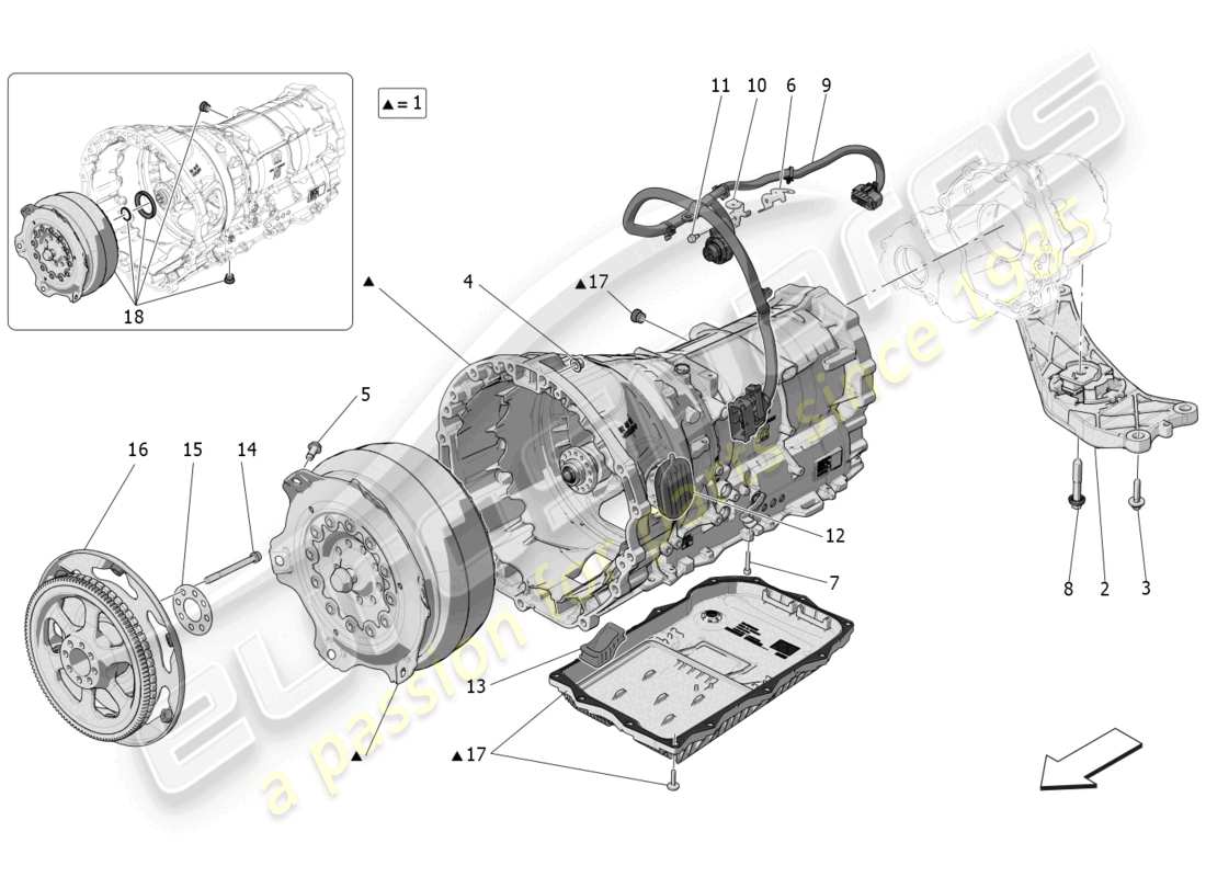 teilediagramm mit der teilenummer 675001518