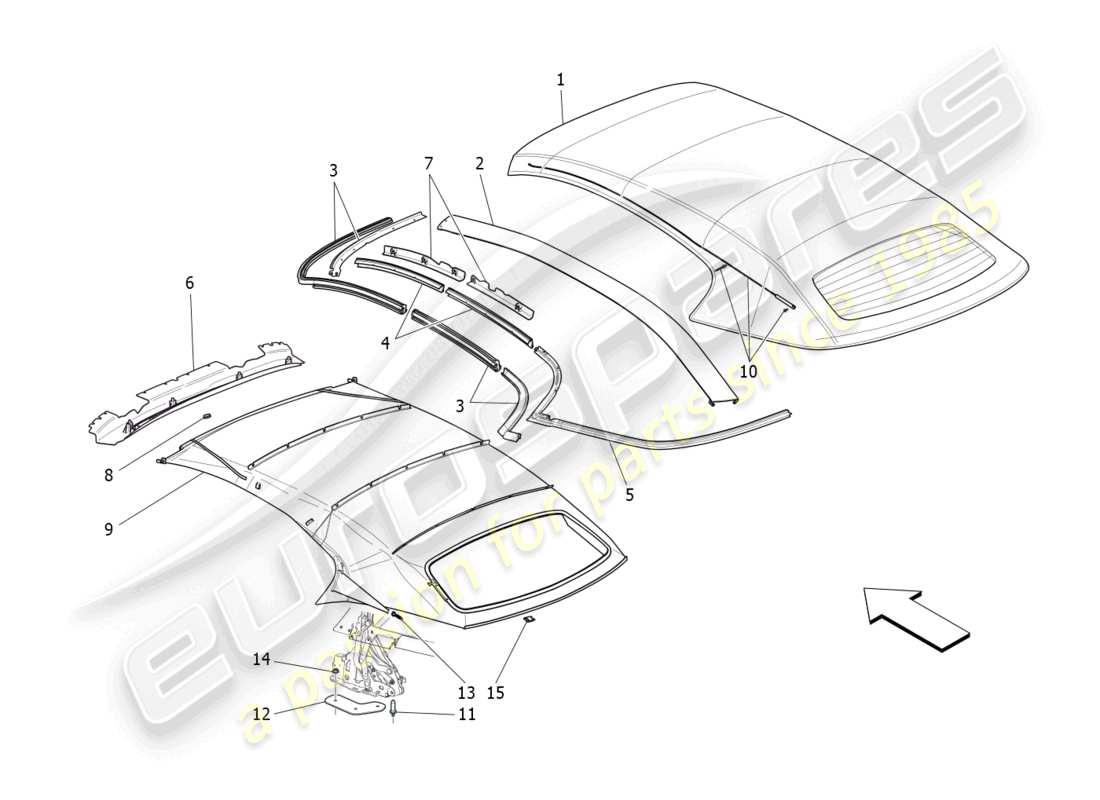 teilediagramm mit der teilenummer 85846000