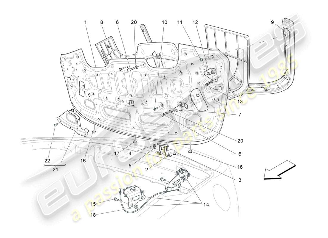 teilediagramm mit der teilenummer 82836224