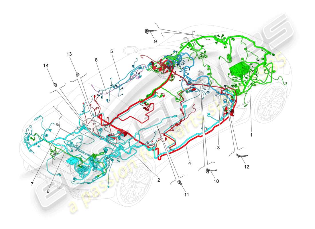 teilediagramm mit der teilenummer 284976