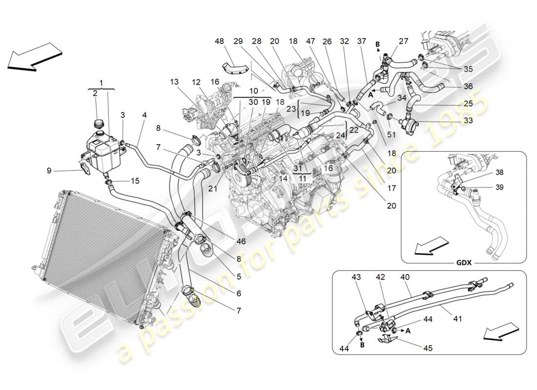 teilediagramm mit der teilenummer 46328327
