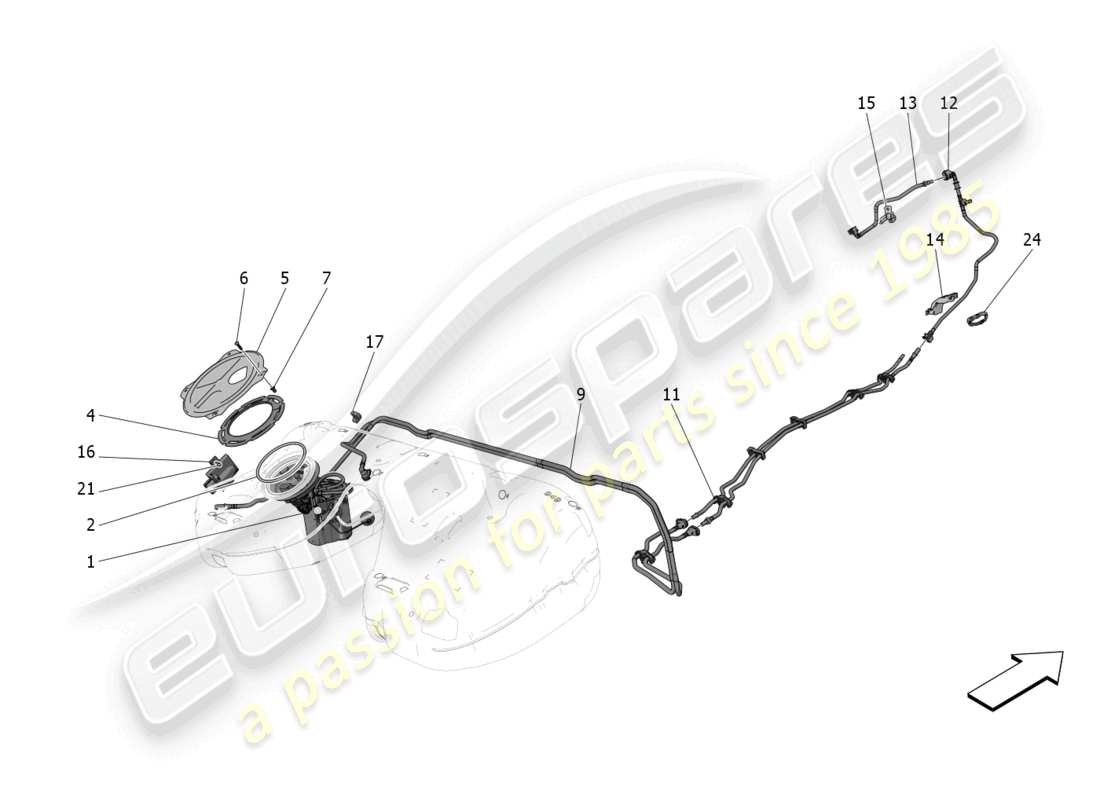 teilediagramm mit der teilenummer 675001815