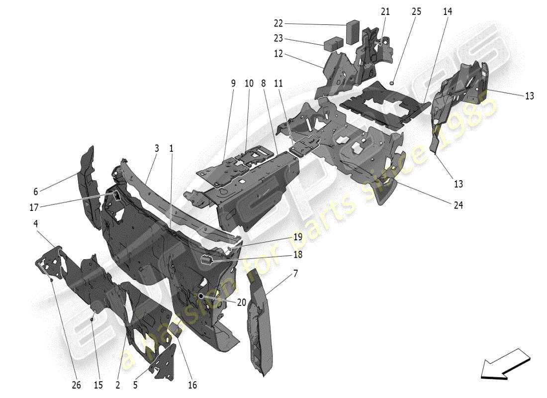 teilediagramm mit der teilenummer 670162322