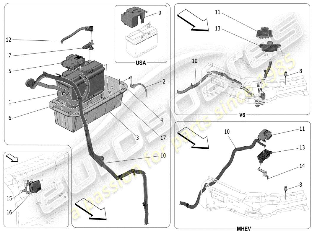 teilediagramm mit der teilenummer 675001818