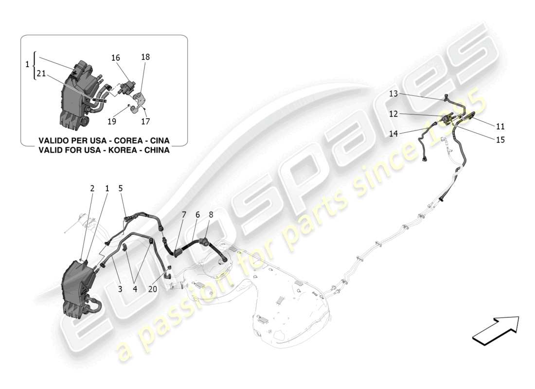 teilediagramm mit der teilenummer 670156722