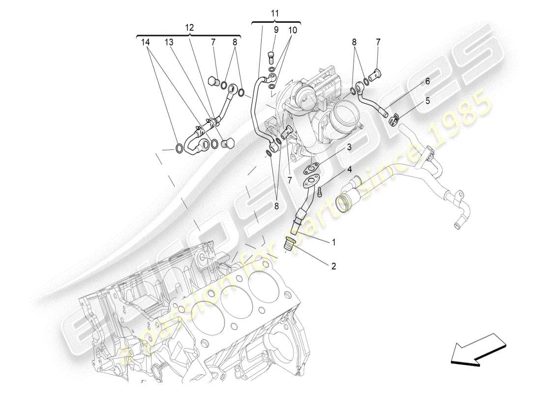 teilediagramm mit der teilenummer 46340892