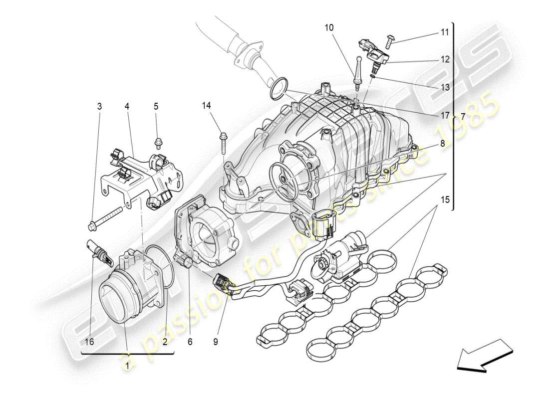 teilediagramm mit der teilenummer 46333962