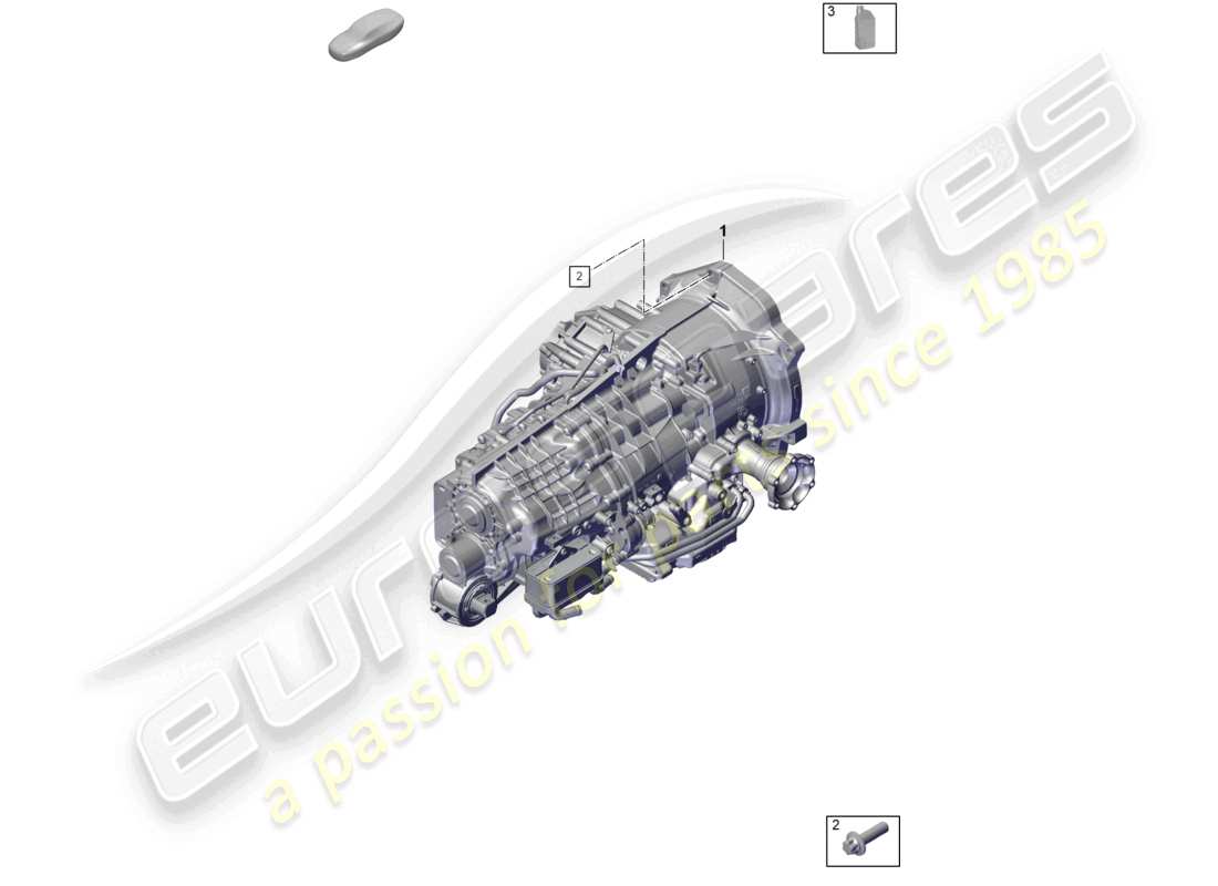 porsche 2022 (992-1 gt3/rs/st) 7-speed doppelkupplungsgetriebe - pdk - getriebeöl ersatzteildiagramm