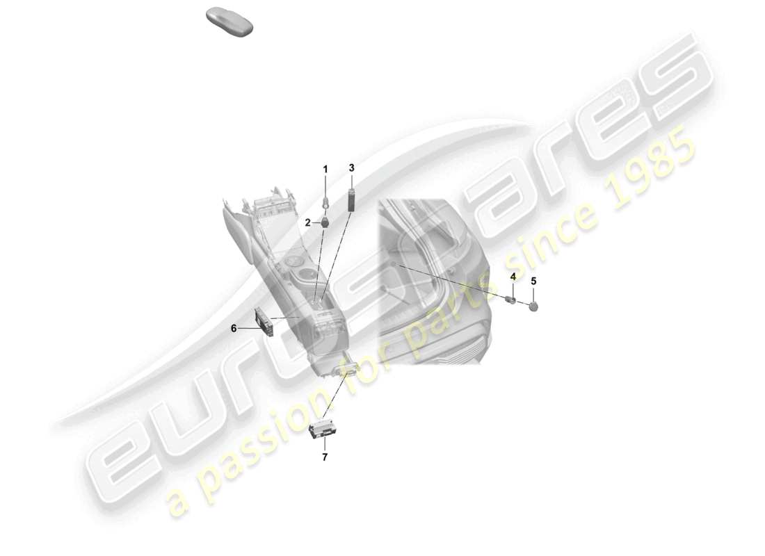 porsche 2026 (taycan 9j1-2) multimedia-schnittstellenbuchse teilediagramm