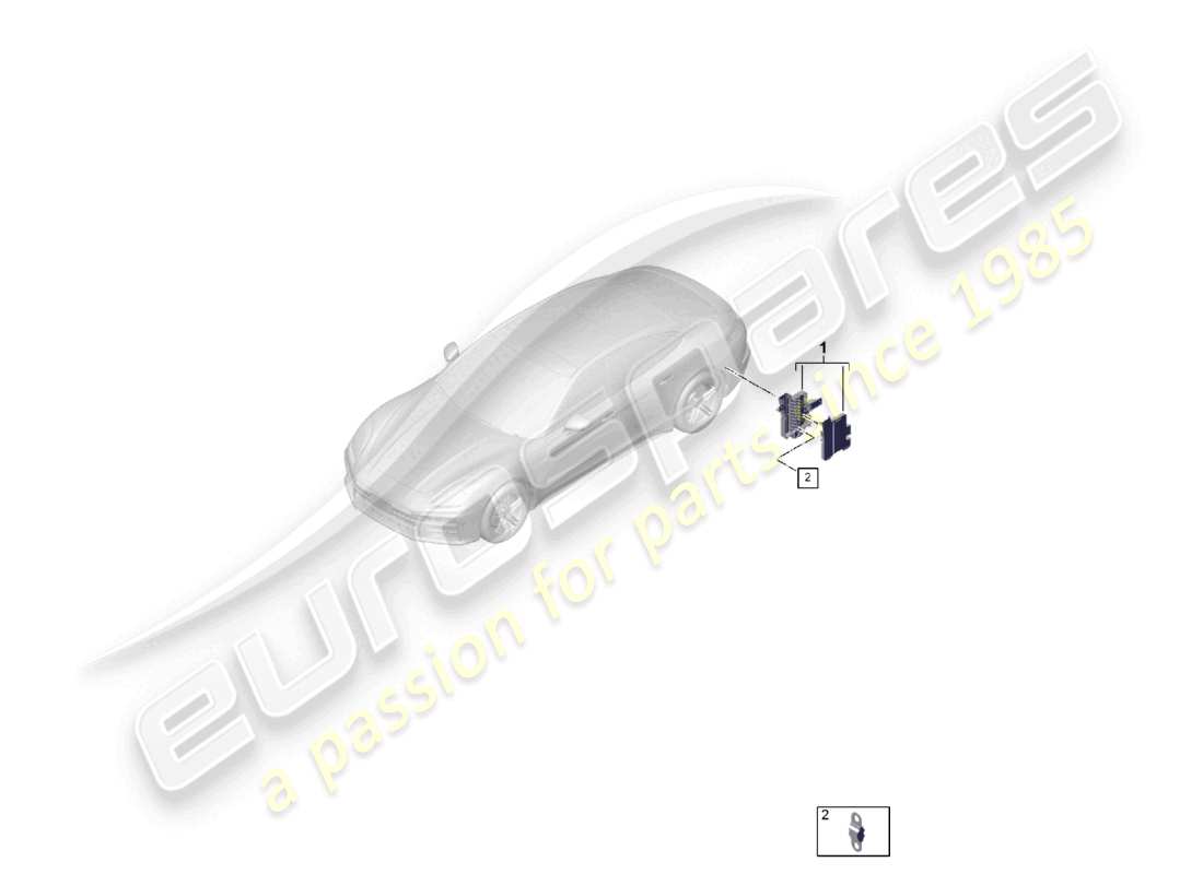 porsche 2024 (panamera 976) sicherungshalter-ersatzteildiagramm