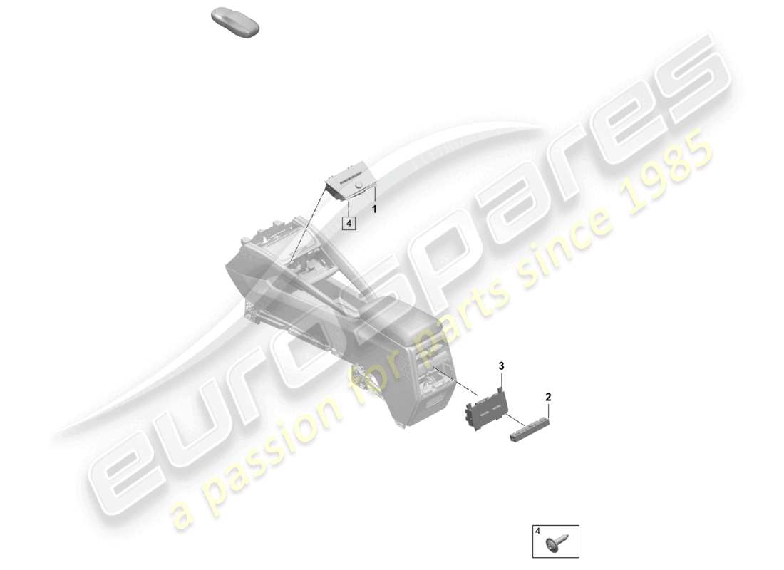 porsche 2025 (macan-e) klimaanlagen-bedienfeld teilediagramm
