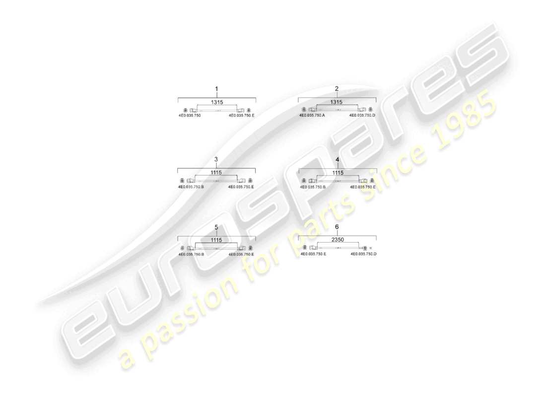 porsche 2021 (macan) verbindungsleitung zentralrechner teilediagramm
